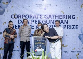 Premiere Hotel Tegal Berikan Hadiah Sepeda Motor Untuk Tamu