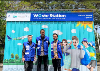 Garuda Indonesia Gandeng Rekosistem dan Blu By BCA Resmikan Waste Station