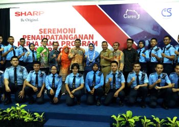 Sharp Indonesia Tandatangani MoU Kerjasama dengan SMKN 29 Jakarta Untuk Berikan Pelatihan Sharp Class