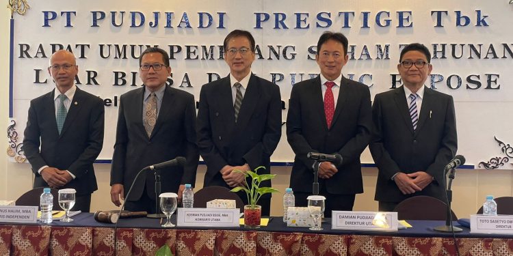 Perusahaan Pengembang Properti Pudjiadi Prestige Gelar RUPS Tahun Buku 2023