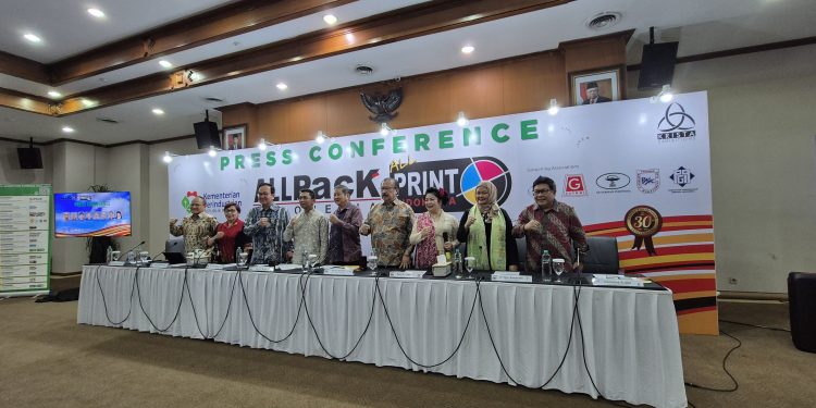 Krista Exhibitions Gelar Konferensi Pers All Pack dan All Print Indonesia