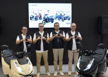 ALVA Kenalkan Motor Listrik N3 dengan Skema Cicilan Baterai di IMOS+ 2024