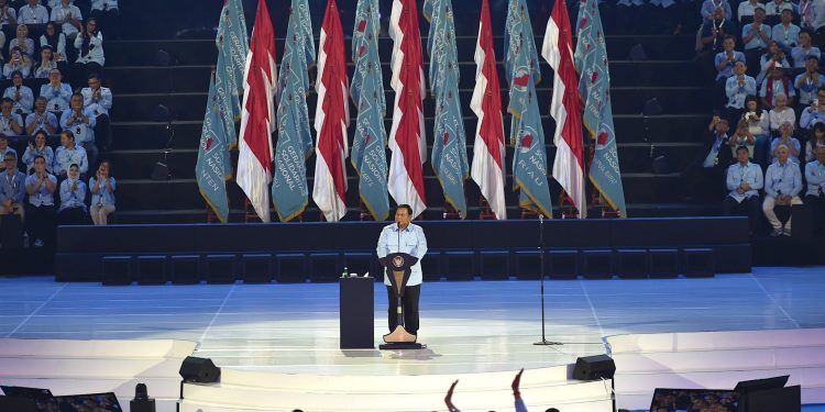 Presiden Prabowo Subianto Resmikan Gerakan Solidaritas Nasional Dihadapan 16.000 Orang
