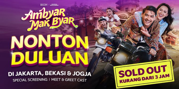 Siap Tayang 9 Januari 2025, Tiket “Ambyar Mak Byar” Terjual di 3 Kota