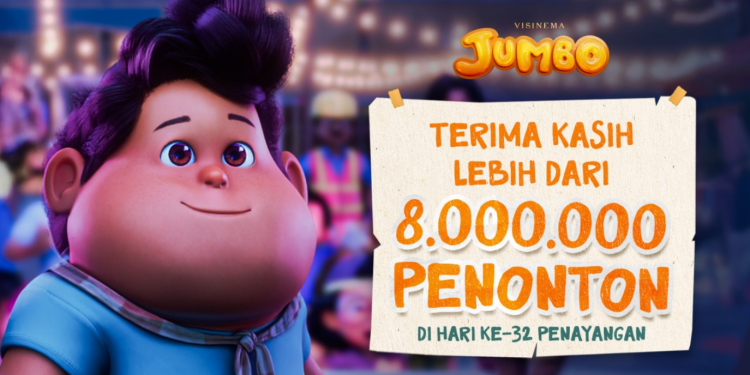 Catat Rekor Baru, Film “JUMBO” Tembus 8 Juta Penonton