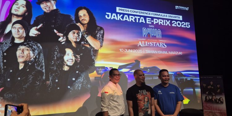 Panggung Jakarta E-Prix 2025 Akan Dimeriahkan Dewa 19 All Stars