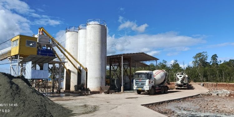 Percepat Program, Beton Merah Putih Bangun Rumah Modular di Merauke