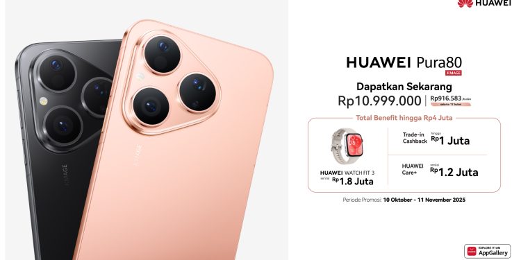HUAWEI Pura 80 Tawarkan Kamera Ultra Chroma dengan Warna Akurat