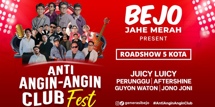 Bejo Jahe Merah Ajak Masyarakat Meriahkan Anti Angin Club Fest