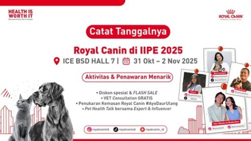 Royal Canin Ajak Pecinta Hewan Pahami Nutrisi di IIPE 2025