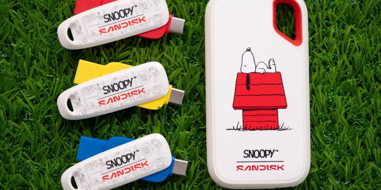 Sandisk Luncurkan SSD dan Phone Drive Snoopy untuk Penggemar Peanuts