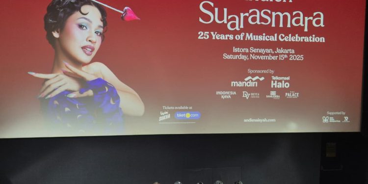 Konser Suarasmara Andien Menandai 25 Tahun Karier Bermusik