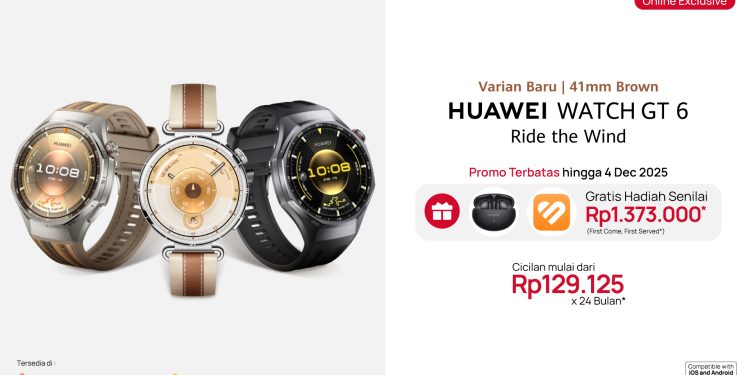 Huawei Watch GT 6: Strap Brown dan Baterai Tahan Lama
