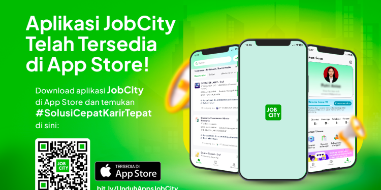 JobCity Luncurkan Aplikasi di iOS untuk Permudah Akses Pencari Kerja
