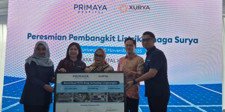 Instalasi PLTS Atap Primaya Hospital Karawang Dorong Efisiensi Energi Bersih