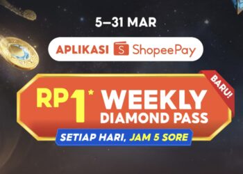 ShopeePay Rilis Promo Weekly Diamond Pass MLBB Rp1