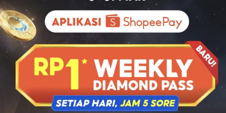 ShopeePay Rilis Promo Weekly Diamond Pass MLBB Rp1