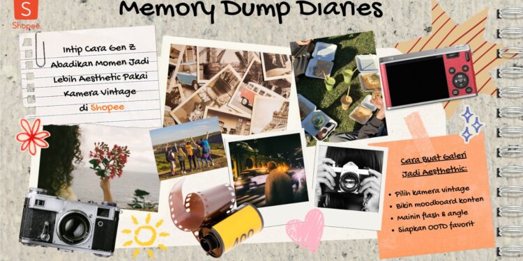 Kamera Vintage di Shopee Bantu Gen Z Ciptakan Foto Estetik Blur