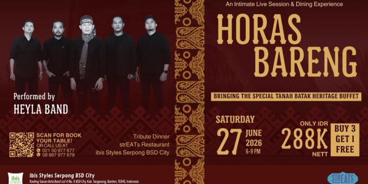Ibis Styles Serpong BSD City Hadirkan Malam Budaya Batak Spektakuler