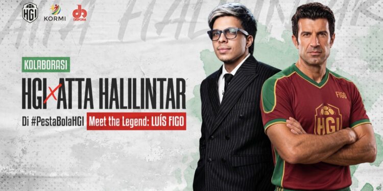 Atta Halilintar dan HGI Hadirkan Luís Figo Meriahkan Pesta Bola 2026