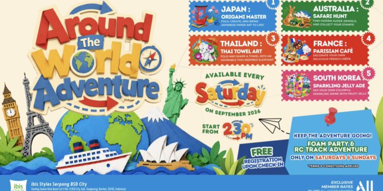 Nikmati Petualangan Dunia Melalui “Around The World Adventure” Ibis Serpong