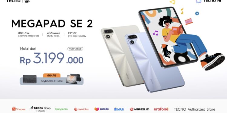 TECNO MEGAPAD 2 dan MEGAPAD SE 2 Bawa Pengalaman Tablet Cerdas